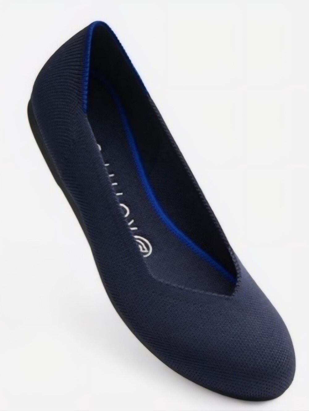 Rothy's Women's Maritime Navy Blue Knit Ballet Flat Round Toe Size 7